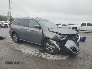2019 Nissan Pathfinder S with VIN 5N1DR2MN8KC639149, listed as a Copart auction lot 51819025 with 80,056 mi miles and Salvage title. Bid and sale history available at DreamBid. Image 4.