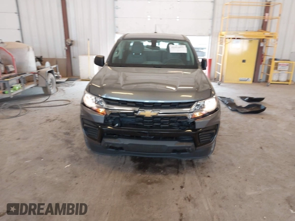 2022 Chevrolet Colorado 4WD Work Truck with VIN 1GCGTBEN8N1181467, listed as a IAAI auction lot 42411033 with 47,024 mi miles and . Bid and sale history available at DreamBid. Image 12.