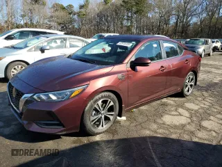 2020 Nissan Sentra SV z VIN 3N1AB8CV5LY277485, wystawiony jako Copart lot #42510735 z przebiegiem 46 912 mil mil oraz Szkoda całkowita • Salvage title. Historia ofert i sprzedaży dostępna na DreamBid. Obrazek 1.