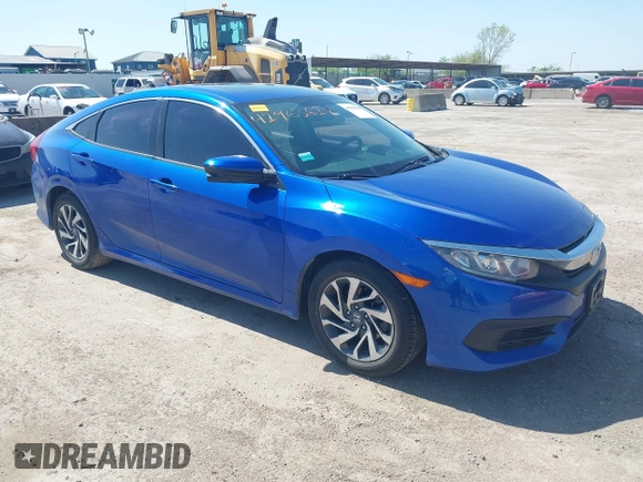 2017 Honda Civic EX z VIN 19XFC2F73HE040044, wystawiony jako IAAI lot #41963618 z przebiegiem 85 408 mil mil oraz . Historia ofert i sprzedaży dostępna na DreamBid. Obrazek 1.