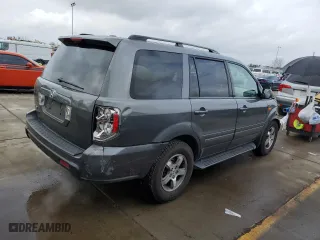 2007 Honda Pilot EX-L with VIN 5FNYF28627B022325, listed as a Copart auction lot 84877754 with 110,766 mi miles and Salvage Title. Bid and sale history available at carsss.com. Image 3.