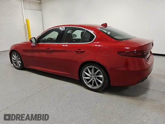 2018 Alfa Romeo Giulia with VIN ZARFAEBN5J7591566, listed as a Copart auction lot 53238605 with 36,113 mi miles and Clean title. Bid and sale history available at DreamBid. Image 2.