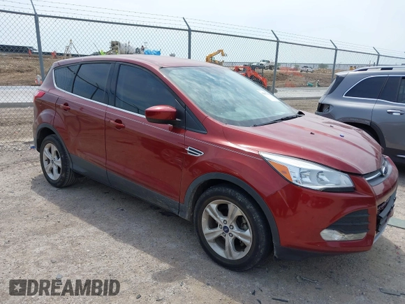2014 Ford Escape SE with VIN 1FMCU0GX5EUA58458, listed as a IAAI auction lot 42057481 with 38,905 mi miles. Bid and sale history available at carsss.com. Image 1.