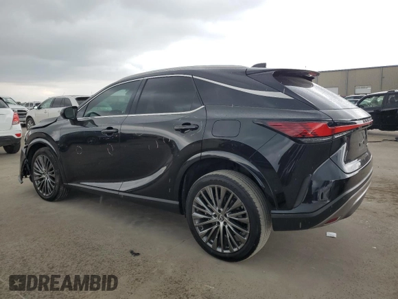 2023 Lexus RX with VIN 2T2BAMBA0PC004838, listed as a Copart auction lot 70734044 with 11,243 mi miles and Salvage Title. Bid and sale history available at carsss.com. Image 2.