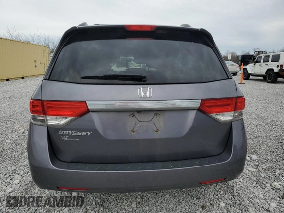 2015 Honda Odyssey EX with VIN 5FNRL5H4XFB116772, listed as a Copart auction lot 51952915 with 192,554 mi miles and Salvage Title. Bid and sale history available at DreamBid. Image 6.