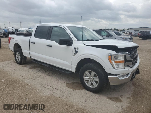 2022 Ford F-150 XL with VIN 1FTFW1E82NFA51713, listed as a Copart auction lot 54581755 with 69,966 mi miles and Salvage Title. Bid and sale history available at DreamBid. Image 4.
