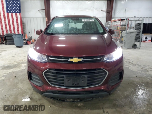 2017 Chevrolet Trax LS with VIN 3GNCJKSB3HL258491, listed as a Copart auction lot 47869575 with 128,613 mi miles and Salvage Title. Bid and sale history available at carsss.com. Image 5.