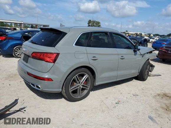 2019 Audi SQ5 with VIN WA1C4BFY9K2140267, listed as a Copart auction lot 71915064 with Not Provided miles and Non Repairable. Bid and sale history available at DreamBid. Image 3.