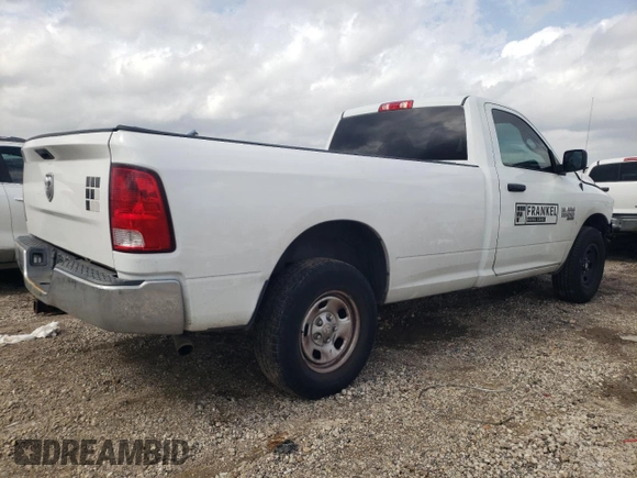 2022 Ram 1500 Tradesman with VIN 3C6JR6DG2NG395748, listed as a Copart auction lot 44686895 with 32,991 mi miles and Salvage title. Bid and sale history available at DreamBid. Image 3.