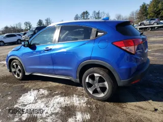 2018 Honda HR-V EX-L with VIN 3CZRU6H75JM722220, listed as a Copart auction lot 88212455 with 96,674 mi miles and Salvage Title. Bid and sale history available at carsss.com. Image 2.