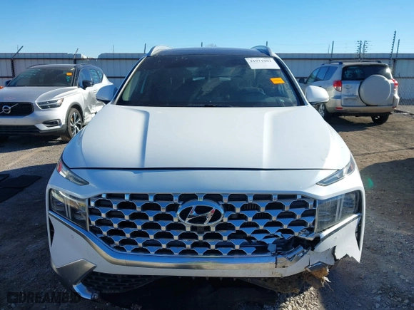 2021 Hyundai Santa Fe Limited with VIN 5NMS44AL6MH319583, listed as a IAAI auction lot 41071001 with 48,909 mi miles. Bid and sale history available at carsss.com. Image 12.