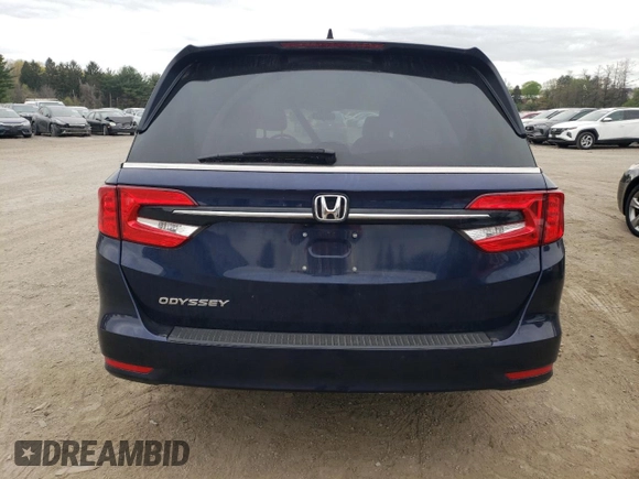 2023 Honda Odyssey EX with VIN 5FNRL6H53PB060058, listed as a Copart auction lot 53415865 with 24,778 mi miles and Salvage title. Bid and sale history available at DreamBid. Image 6.