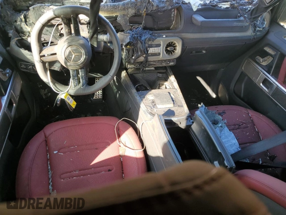 2025 Mercedes-Benz G with VIN W1NWH1AB0SX020180, listed as a Copart auction lot 86977874 with Not Provided miles and Non Repairable. Bid and sale history available at DreamBid. Image 8.