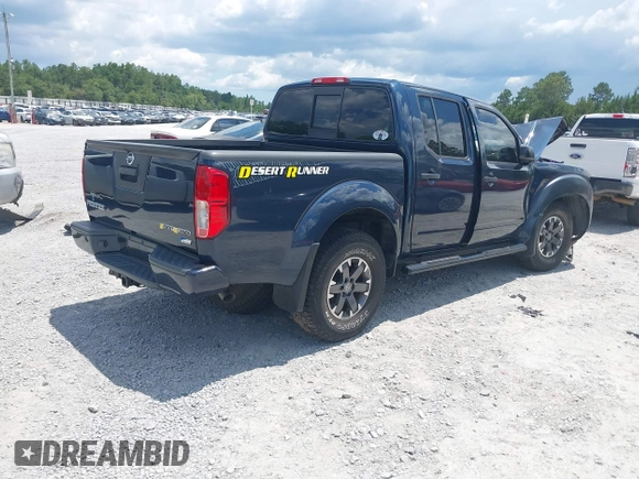 2019 Nissan Frontier SV with VIN 1N6DD0ER2KN742528, listed as a IAAI auction lot 42582947 with 39,615 mi miles and . Bid and sale history available at DreamBid. Image 4.