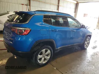 2020 Jeep Compass Latitude with VIN 3C4NJDBBXLT143215, listed as a Copart auction lot 60792385 with Not provided miles and Salvage title. Bid and sale history available at DreamBid. Image 3.