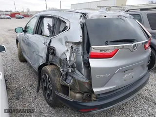 2019 Honda CR-V Touring with VIN 7FARW1H9XKE011269, listed as a IAAI auction lot 41258386 with 53,184 mi miles. Bid and sale history available at carsss.com. Image 3.