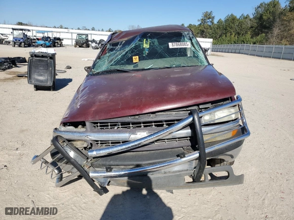 2000 Chevrolet Silverado 1500 LT with VIN 1GCEK19T8YE409350, listed as a Copart auction lot 87868085 with 0 mi miles and Salvage Title. Bid and sale history available at carsss.com. Image 5.