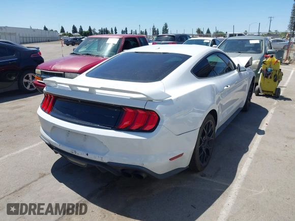 2019 Ford Mustang EcoBoost with VIN 1FA6P8TH4K5131093, listed as a IAAI auction lot 42335837 with 101,244 mi miles and . Bid and sale history available at DreamBid. Image 4.