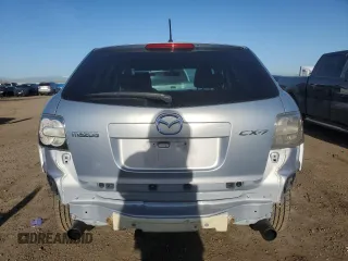 2008 Mazda CX-7 Sport with VIN JM3ER293680189082, listed as a Copart auction lot 52092345 with 129,388 mi miles and Salvage Title. Bid and sale history available at carsss.com. Image 6.