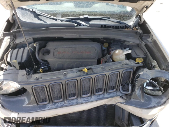 2017 Jeep Renegade Trailhawk with VIN ZACCJBCBXHPE97129, listed as a Copart auction lot 57259825 with 71,380 mi miles and Non repairable. Bid and sale history available at DreamBid. Image 12.