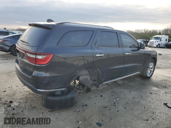 2014 Dodge Durango Citadel z VIN 1C4RDJEG8EC598108, wystawiony jako Copart lot #52485325 z przebiegiem 137 179 mil mil oraz Szkoda całkowita • Salvage title. Historia ofert i sprzedaży dostępna na DreamBid. Obrazek 3.