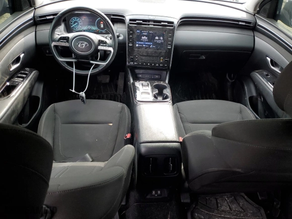 2022 Hyundai Tucson Hybrid SEL Convenience with VIN KM8JFCA1XNU039671, listed as a Copart auction lot 46140935 with 57,625 mi miles and Salvage Title. Bid and sale history available at carsss.com. Image 8.