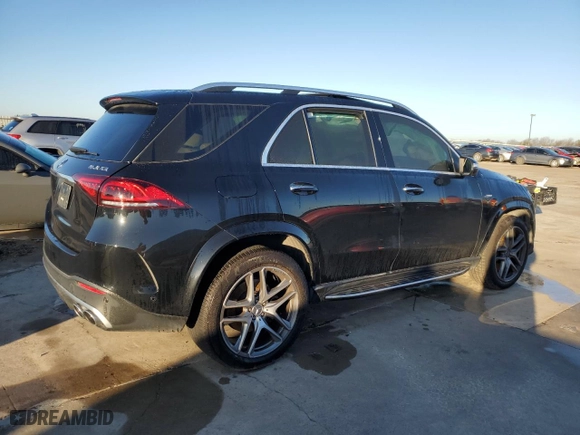2021 Mercedes-Benz GLE with VIN 4JGFB6BB3MA442918, listed as a Copart auction lot 86896724 with 37,206 mi miles and Salvage Title. Bid and sale history available at carsss.com. Image 3.
