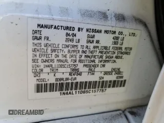 2005 Nissan Altima S z VIN 1N4AL11D85C157757, wystawiony jako Copart lot #45426365 z przebiegiem 228 722 mil mil oraz Czysty tytuł • Clean title. Historia ofert i sprzedaży dostępna na DreamBid. Obrazek 12.