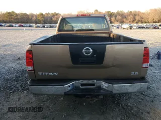 2005 Nissan Titan XE with VIN 1N6BA06A75N520497, listed as a Copart auction lot 47412095 with 170,653 mi miles and Salvage Title. Bid and sale history available at carsss.com. Image 6.