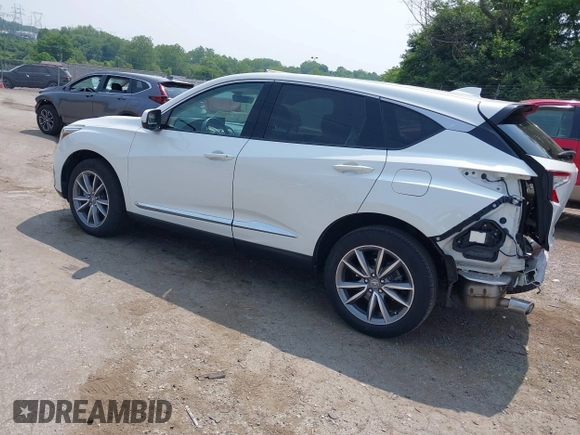 2021 Acura RDX Technology with VIN 5J8TC2H52ML041378, listed as a IAAI auction lot 42439784 with 31,975 mi miles and . Bid and sale history available at DreamBid. Image 3.