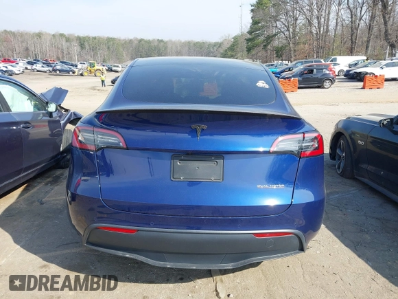 2022 Tesla Model Y Performance with VIN 7SAYGDEF7NF497076, listed as a IAAI auction lot 41759793 with 46,970 mi miles and . Bid and sale history available at DreamBid. Image 16.