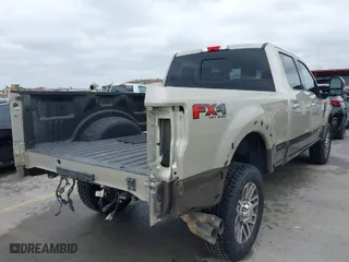 2017 Ford Super Duty F-250 SRW Lariat with VIN 1FT7W2BT2HED66296, listed as a IAAI auction lot 41515403 with 134,142 mi miles. Bid and sale history available at carsss.com. Image 4.