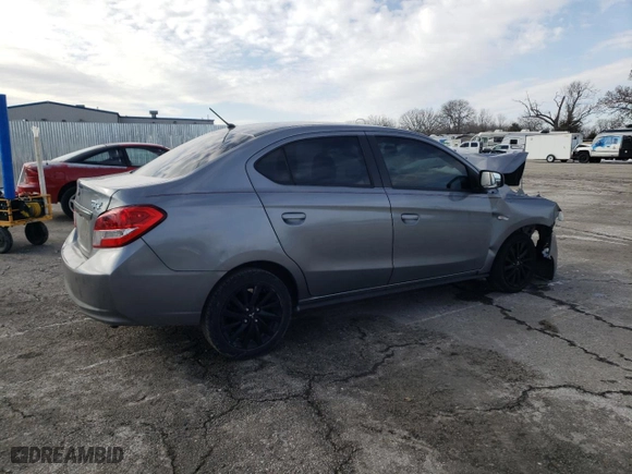 2020 Mitsubishi Mirage G4 SE with VIN ML32F4FJ7LHF12655, listed as a Copart auction lot 88790855 with 48,923 mi miles and Salvage Title. Bid and sale history available at carsss.com. Image 3.