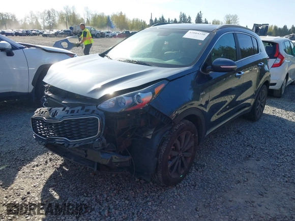 2019 Kia Sportage EX with VIN KNDPNCAC7K7615908, listed as a IAAI auction lot 42004220 with 86,654 mi miles. Bid and sale history available at carsss.com. Image 18.