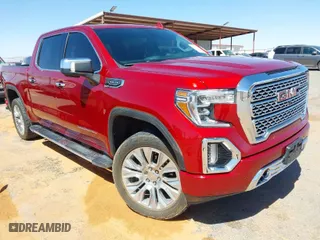 2021 GMC Sierra 1500 Denali with VIN 3GTP8FED8MG205752, listed as a IAAI auction lot 41818242 with 1 mi miles. Bid and sale history available at carsss.com. Image 1.