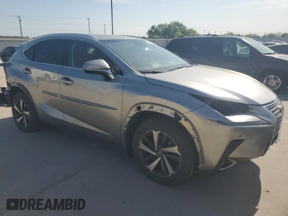 2019 Lexus NX 300 with VIN JTJBARBZ9K2197650, listed as a Copart auction lot 50976215 with 49,021 mi miles and Salvage Title. Bid and sale history available at DreamBid. Image 4.