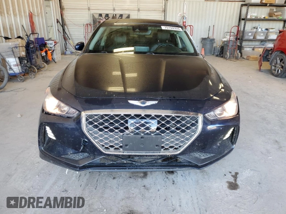 2019 Genesis G70 2.0T Advanced with VIN KMTG64LA1KU026869, listed as a Copart auction lot 70709004 with 85,109 mi miles and Salvage Title. Bid and sale history available at carsss.com. Image 5.