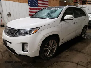 2014 Kia Sorento SX Limited with VIN 5XYKWDA70EG538046, listed as a Copart auction lot 56353745 with 148,986 mi miles and Salvage title. Bid and sale history available at DreamBid. Image 1.