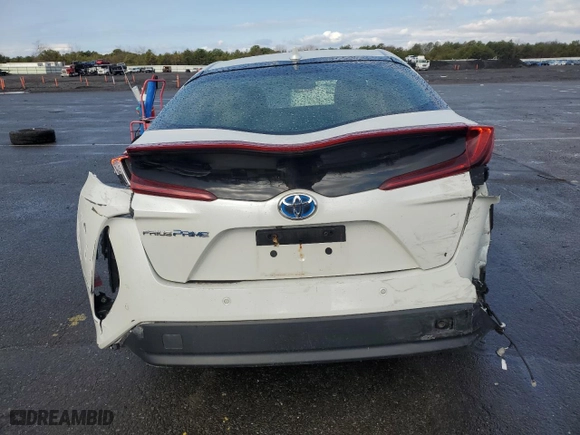 2017 Toyota Prius Prime Plus with VIN JTDKARFP5H3036307, listed as a Copart auction lot 52154885 with 64,333 mi miles and Salvage Title. Bid and sale history available at carsss.com. Image 6.
