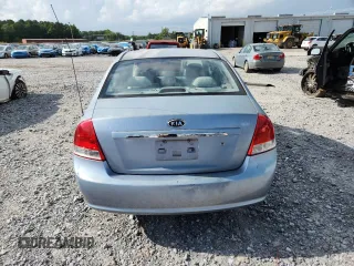 2007 Kia Spectra EX with VIN KNAFE121075394066, listed as a Copart auction lot 63238165 with 234,287 mi miles and Salvage title. Bid and sale history available at DreamBid. Image 6.