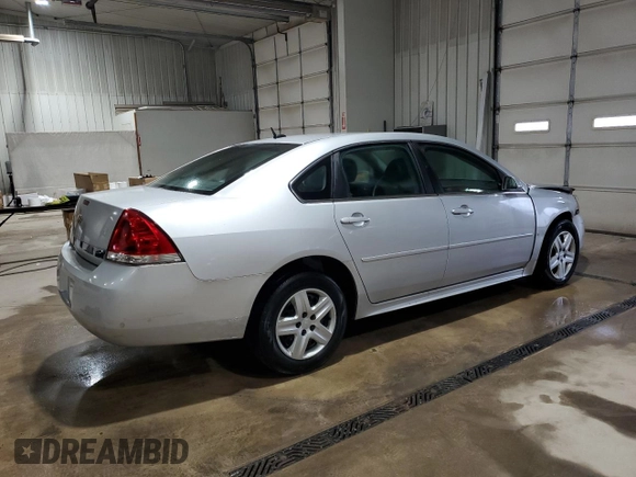 2010 Chevrolet Impala LS with VIN 2G1WA5EN9A1127370, listed as a Copart auction lot 52908385 with 81,222 mi miles and Salvage Title. Bid and sale history available at DreamBid. Image 3.
