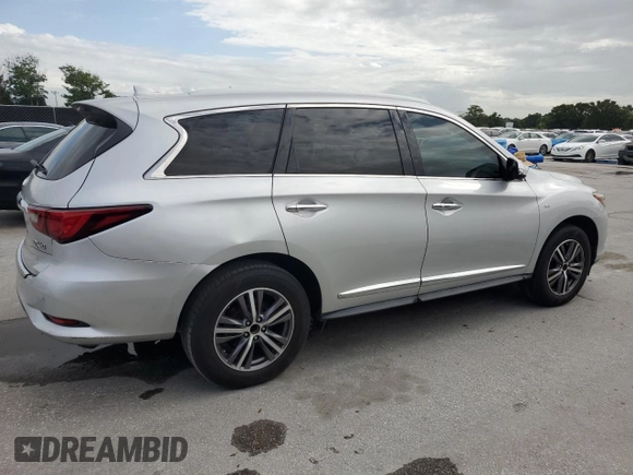 2019 Infiniti QX60 Pure with VIN 5N1DL0MN4KC502411, listed as a Copart auction lot 62968725 with 112,134 mi miles and Clean title. Bid and sale history available at DreamBid. Image 3.