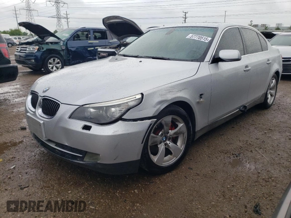 2008 BMW 5 Series 528i with VIN WBANU53518C113414, listed as a Copart auction lot 57770515 with 241,694 mi miles and Salvage title. Bid and sale history available at DreamBid. Image 1.