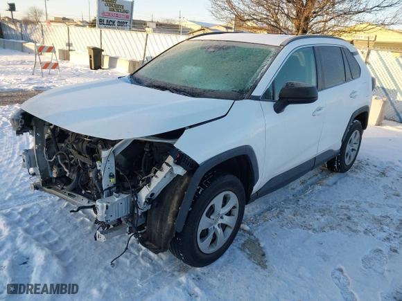 2020 Toyota RAV4 LE with VIN 2T3H1RFVXLC048002, listed as a IAAI auction lot 41336796 with 76,561 mi miles. Bid and sale history available at carsss.com. Image 17.