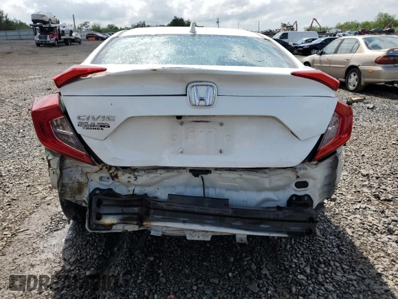 2018 Honda Civic EX with VIN 2HGFC2F75JH508240, listed as a Copart auction lot 55739915 with 52,671 mi miles and Salvage Title. Bid and sale history available at DreamBid. Image 6.