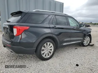 2021 Ford Explorer Limited with VIN 1FM5K8FW6MNA12197, listed as a Copart auction lot 46164015 with 0 mi miles and Salvage Title. Bid and sale history available at carsss.com. Image 3.