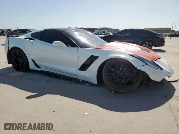 2018 Chevrolet Corvette Z06 2LZ with VIN 1G1YS2D68J5600351, listed as a Copart auction lot 65557335 with 51,872 mi miles and Clean title. Bid and sale history available at DreamBid. Image 4.