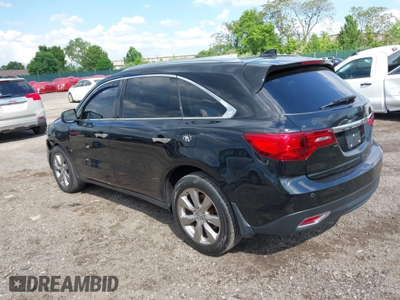 2014 Acura MDX Advance with VIN 5FRYD4H83EB017066, listed as a IAAI auction lot 42200811 with 234,896 mi miles and . Bid and sale history available at DreamBid. Image 3.