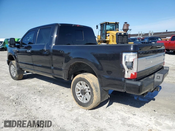 2017 Ford F-350 Platinum with VIN 1FT8W3BT0HEC40514, listed as a Copart auction lot 48598945 with 110,097 mi miles and Salvage Title. Bid and sale history available at DreamBid. Image 2.