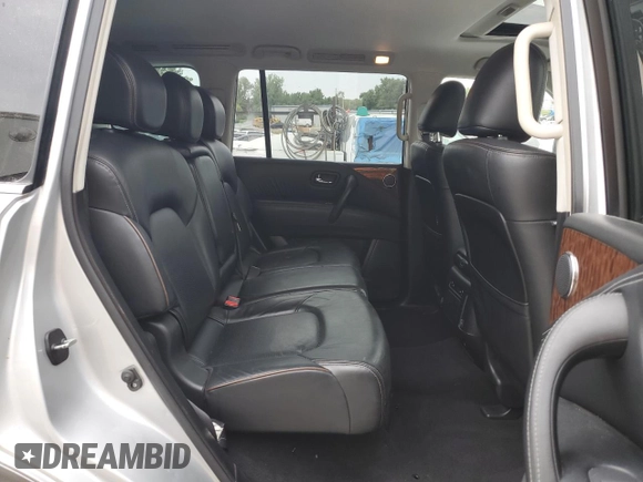 2018 Nissan Armada SV with VIN JN8AY2NC0J9558282, listed as a Copart auction lot 68261684 with 139,668 mi miles and Salvage Title. Bid and sale history available at carsss.com. Image 11.